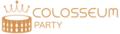 Logo colosseum party goud